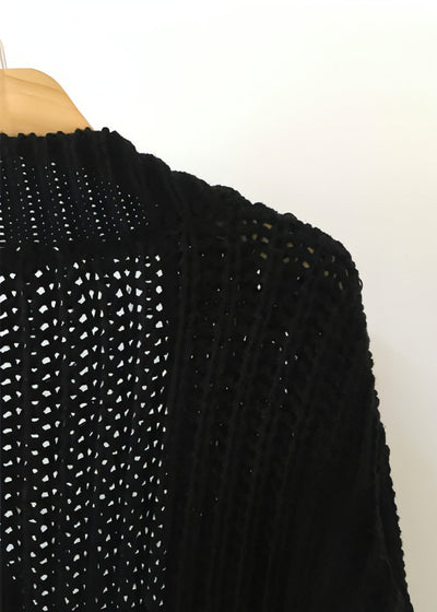 Retro Lazy Coat Loose Mid-length Sweater Jacket Women