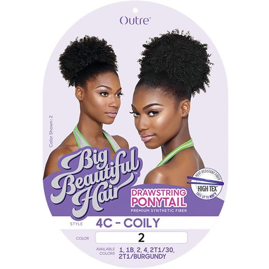 Outre Big Beautiful Hair Drawstring Ponytail – 4C COILY