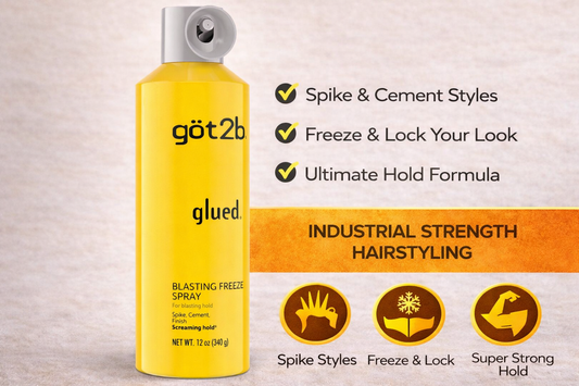 Freeze that style into place with got2b blasting freeze spray