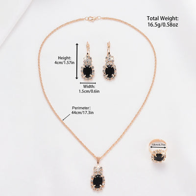 Womens Watches 5Pcs Set Luxury Rhinestone Women Fashion Elegant