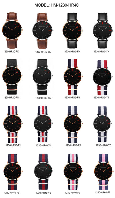 Japan Quartz Movement Men Waterproof Wrist Watches Fashion Luxury